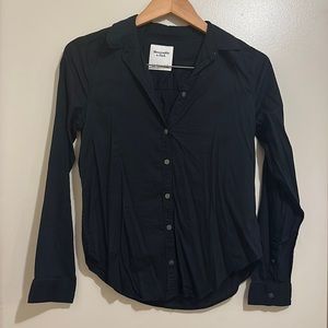 Abercrombie Button Up Shirt Black (Small)